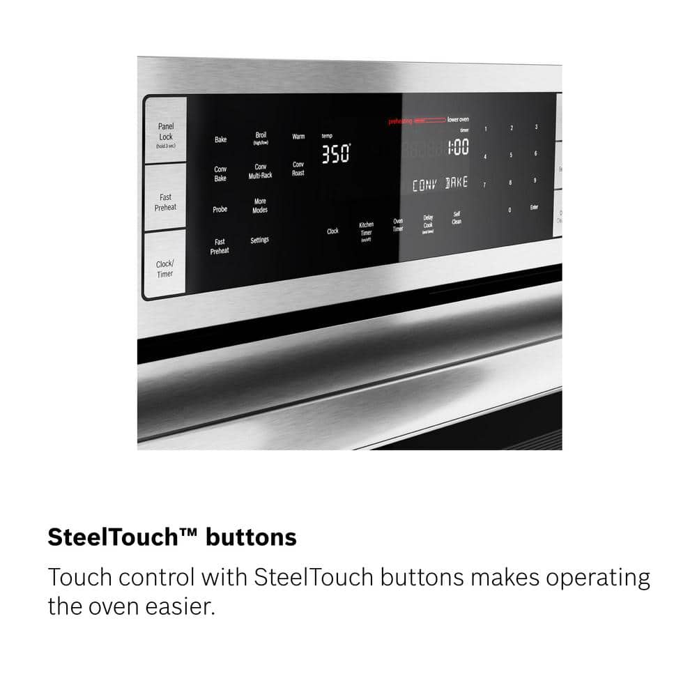 27'' Stainless Steel Convection Self-Cleaning Wall Oven