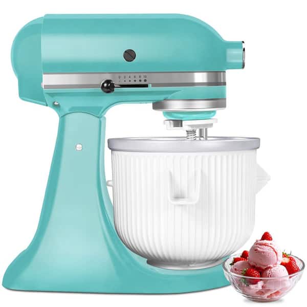 Kitchen aid Ice Cream Maker Attachment, 2 qt. Frozen Ice Cream Bowl for Homemade Frozen Treats