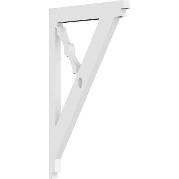 Ekena Millwork 5/8 in. W X 13 in. H X 7 1/2 in. D PVC Artisan Bracket