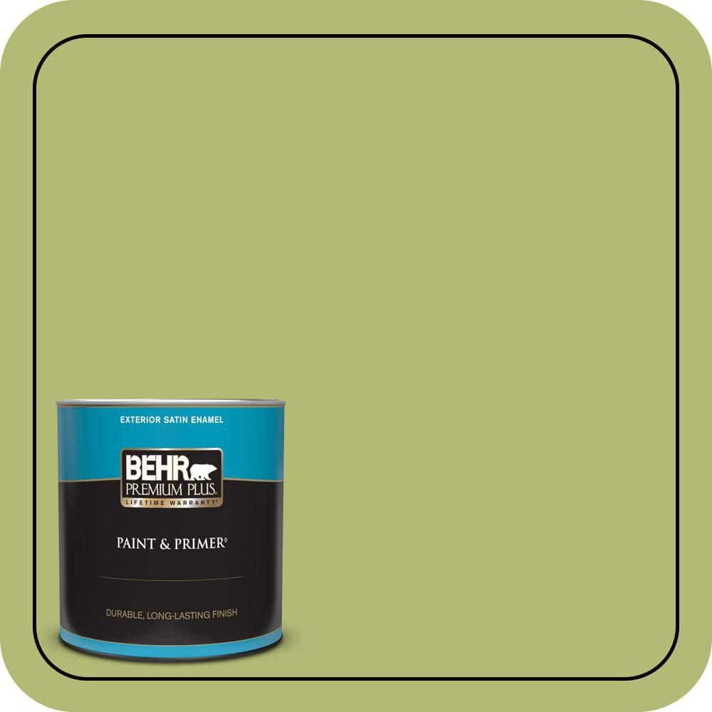 1 qt. #410D-4 Asparagus Satin Enamel Exterior Paint & Primer price history on PriceWatchPro