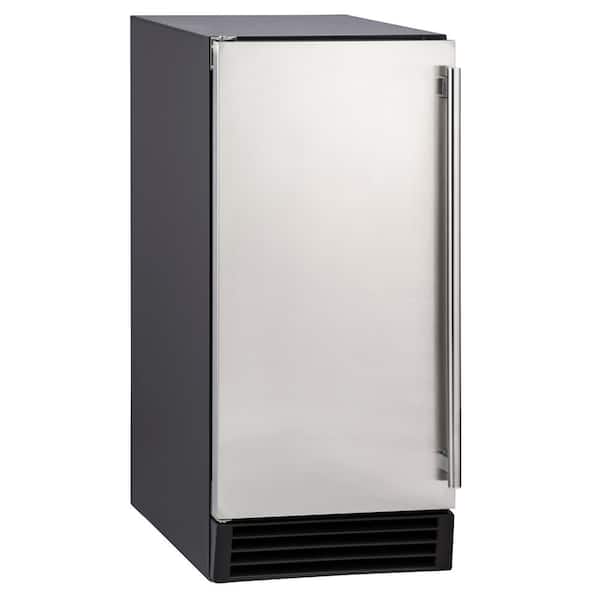 Maxx Ice 65 lbs. Freestanding or Built-In Premium Compact Ice Machine Maker in Stainless Steel