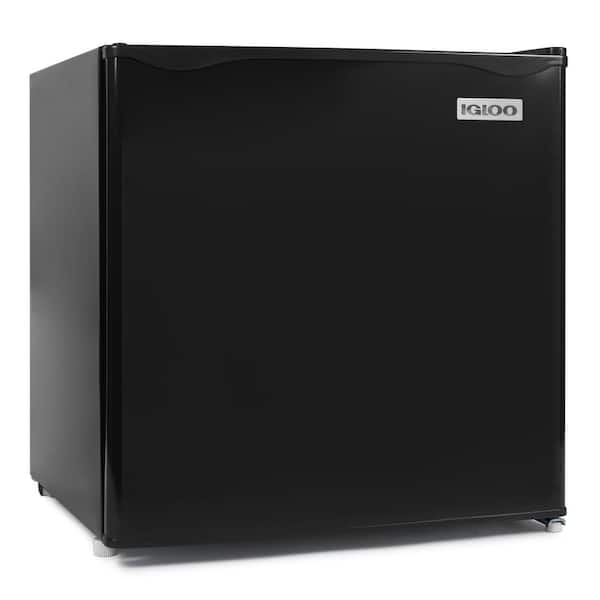 IGLOO 18 in. Width 1.6 cu.ft. Mini Refrigerator in Black with Freezer