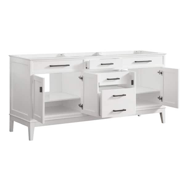 Avanity Madison 72-in White Bathroom Vanity Cabinet Avanity Madison 72-in White Bathroom Vanity Cabinet