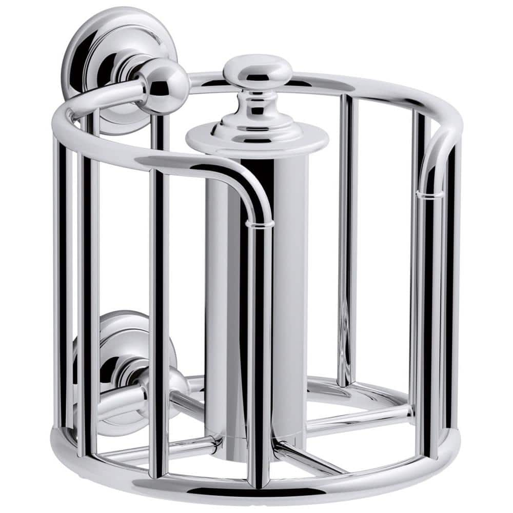 KOHLER Artifacts Double Post Toilet Paper Holder In Polished Chrome K   Polished Chrome Kohler Toilet Paper Holders K 72576 Cp 64 1000 