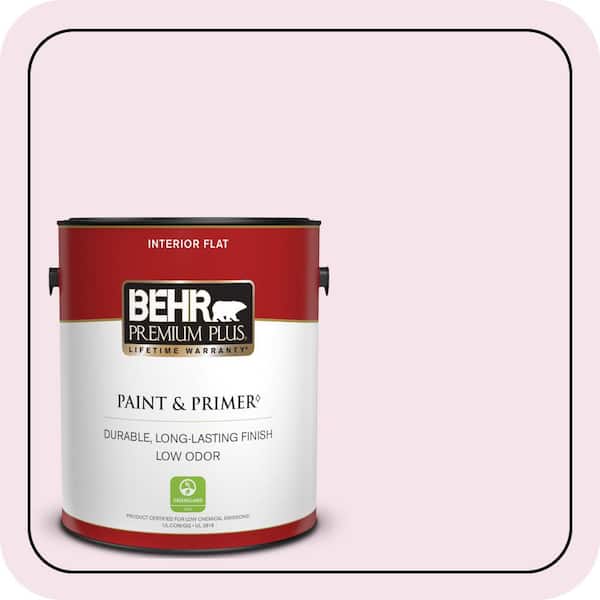BEHR PREMIUM PLUS 1 gal. #690A-1 Zephyr Flat Low Odor Interior Paint & Primer