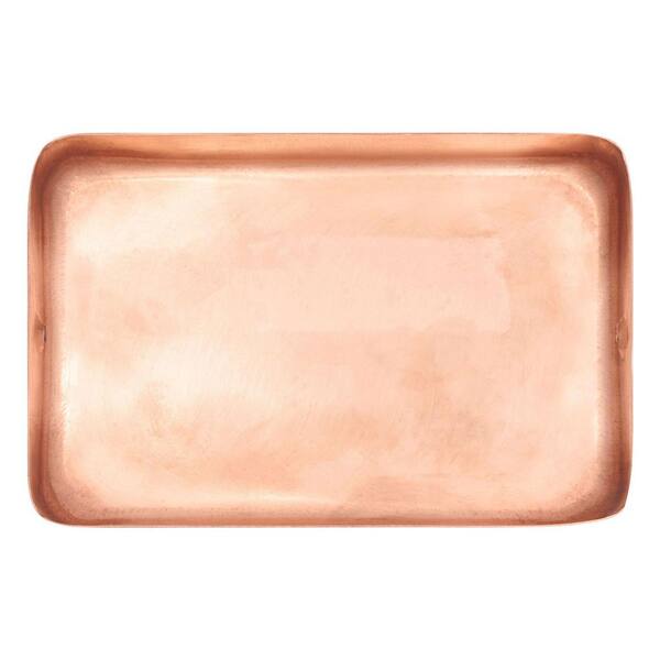 Protectyte 6 in. x 6 in. Copper Flat Top Slip Over Fence Post Cap with 3/4 in. Lip and Screws