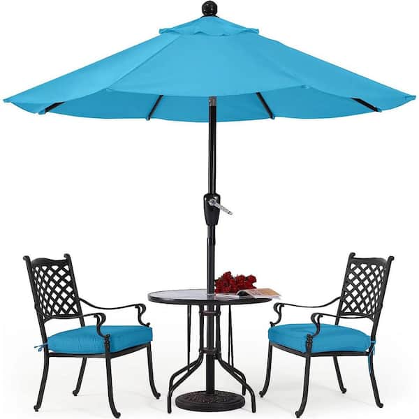 Dyiom 9 ft. Turquoise Durable in Patio Umbrellas
