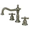 Kingston Brass Heritage 8 In. Widespread 2-Handle Bathroom Faucet In ...