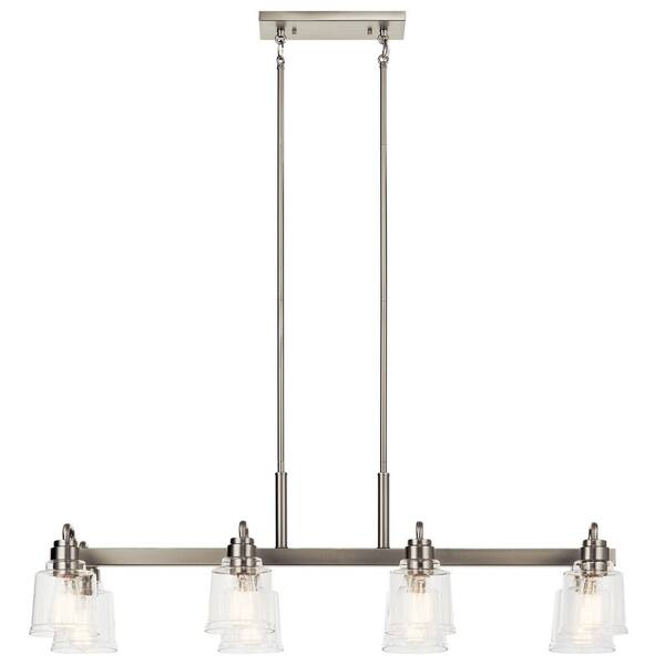 Kichler Aivian 8-Light Brushed Nickel Vintage Chandelier