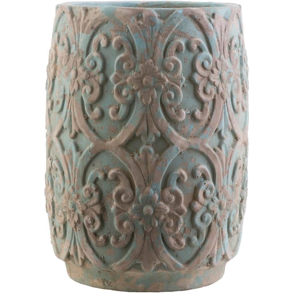 Artistic Weavers Ronan Teal 12" Decorative Pot