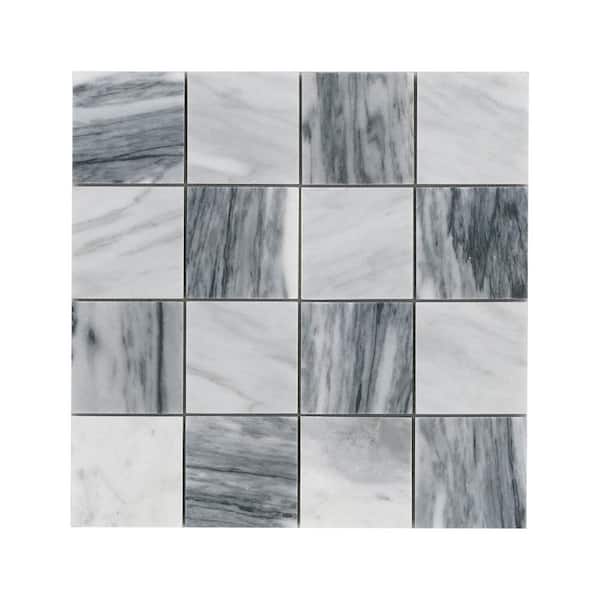 MSI Firenze Blend Checkered 12 in. x 12 in. Polished Marble