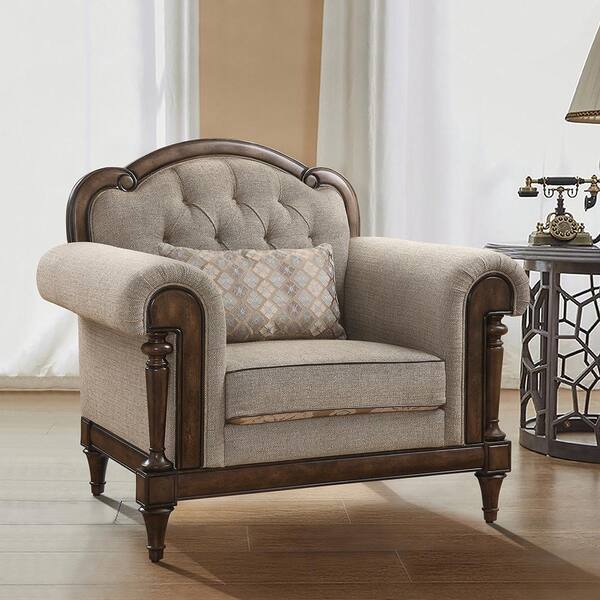 ACME Furniture WARNER ARM CHAIR 1点 ACME Furniture Vendom Antique Pearl Dining Arm Chair