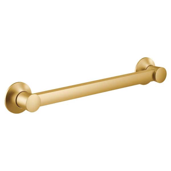 Flara 24 in. Concealed Screw Grab/Assist Bar in Brushed Gold