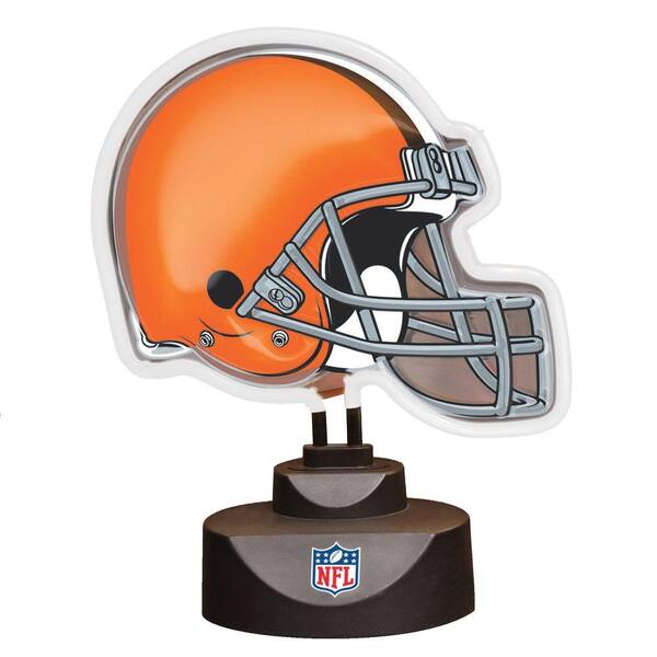 The Memory Company NFL 10.5 in. Cleveland Browns Neon Helmet Lamp