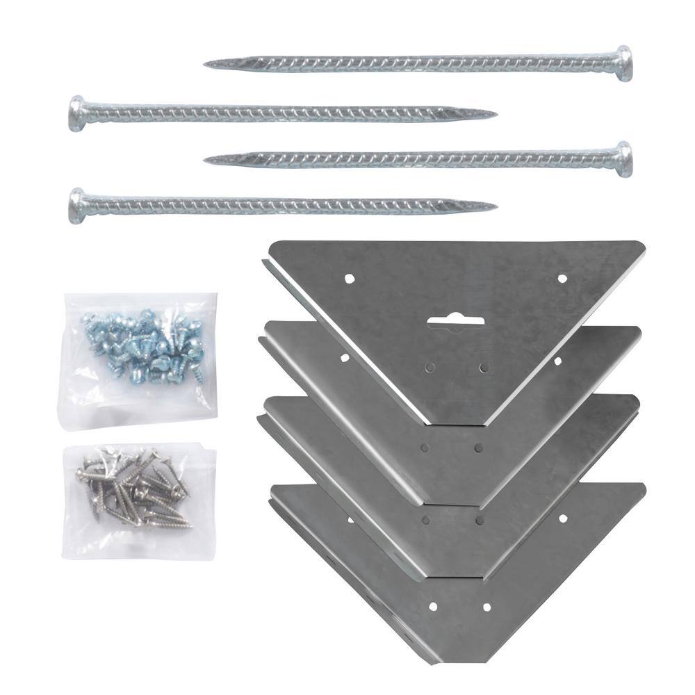 VEIKOUS Anchoring Kit for Shed and Greenhouse on Concrete, Wooden Deck