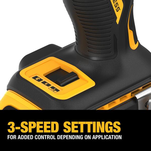 DEWALT - ATOMIC 20V MAX Lithium-Ion Cordless 1/4 in. Brushless Impact Driver Kit w/5Ah Battery & POWERSTACK Compact 2Ah Battery