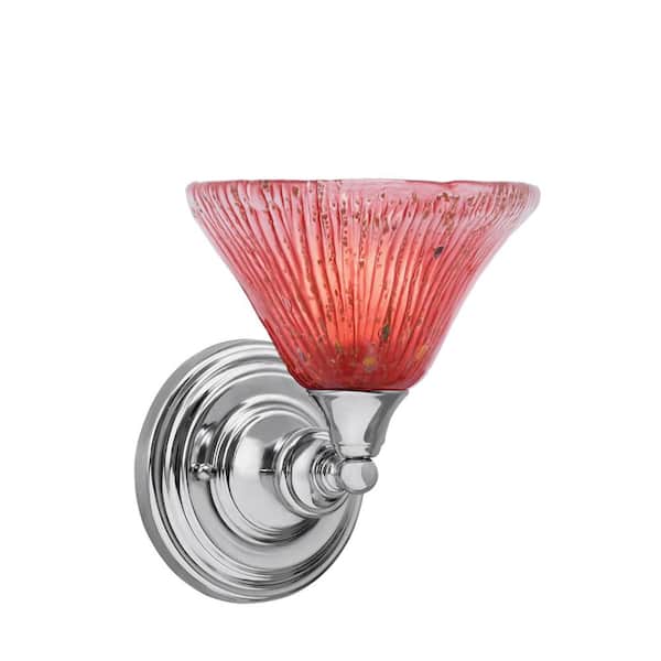 Unbranded Fulton 1-Light Chrome Wall Sconce