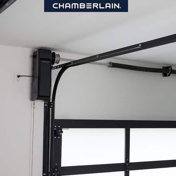 Wall Mount Drive Ultra-Quiet Smart Garage Door Opener with Battery Backup and WiFi Connection