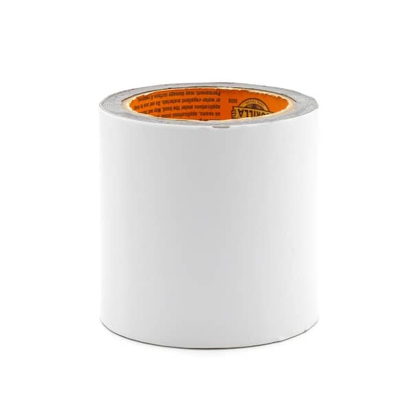 SEALWAY White 8 Inch X 25 Foot Waterproof Seal Tape & Patch - UV Resistant, All Weather Repair Tape For Roofs, Pools, RV