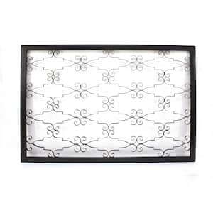 63.25 in. Charlie Metal Black Wall Decor