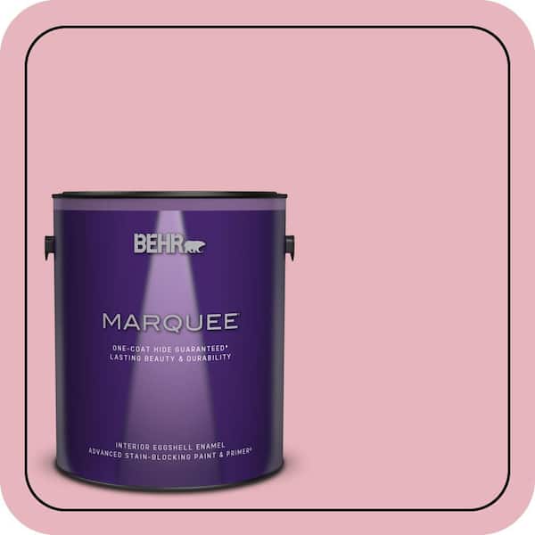 BEHR MARQUEE 1 gal. #110C-2 Colonial Rose Eggshell Enamel Interior Paint & Primer