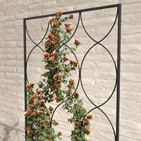 Vigoro 72 in. Glory Trellis in Black 87293