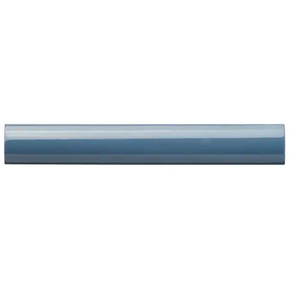Remington Blue 1.18 in. x 7.87 in. Polished Porcelain Wall 1/4 Round Bullnose Tile (0.6 sq. ft./Each) price history on PriceWatchPro