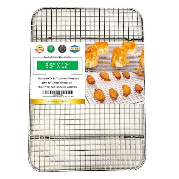 Commercial Grade Stainless Steel Cooling Rack Wire Grate Rust-Resistant Heavy Duty for Baking Cooking