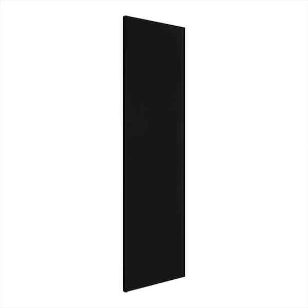Avondale 24 in. W x 84 in. H Refrigerator End Panel in Raven Black