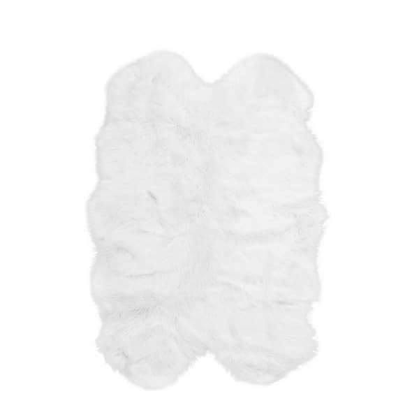 Faux Fur White 6 ft. Super Soft Shag Rug - 6' Round - On Sale - Bed Bath &  Beyond - 33906513