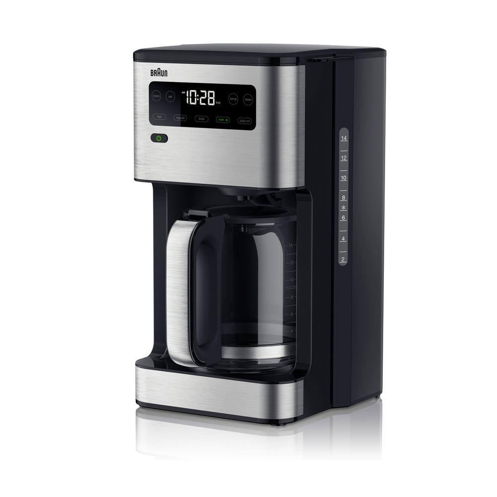 Braun 14-Cup Stainless Steel Programmable Coffee Maker