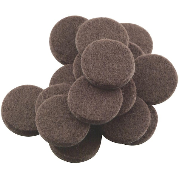 Soft Touch Self-Stick Felt Pad, Oatmeal - 16 pieces