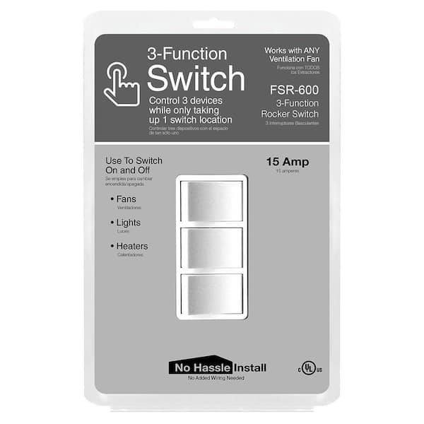 3 Function Switch for Bathroom Fan: Enhance Your Comfort