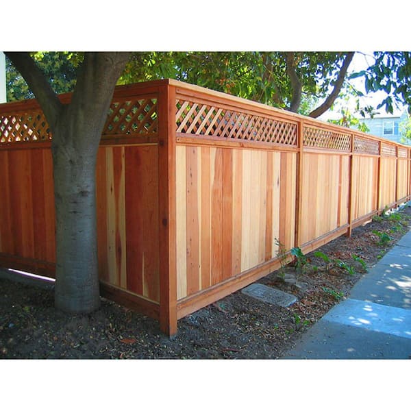 Home depot redwood fence boards hotsell