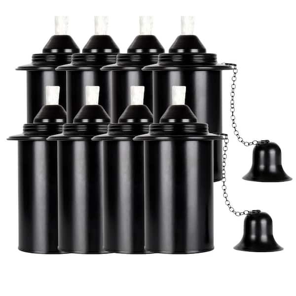 12 oz Metal Torch Replacement Canisters Citronella Tabletop Outdoor Patio Decor 8 Pack