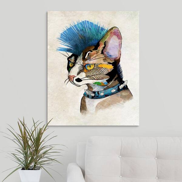 GreatBigCanvas "Don't Mess With This Cool Cat" by Inner Circle Wall Art - The Home Depot