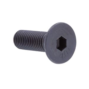 5/16 in.-24 x 1 in. Black Oxide Coated Steel Hex Allen Drive Flat Head Socket Cap Screws (25-Pack)