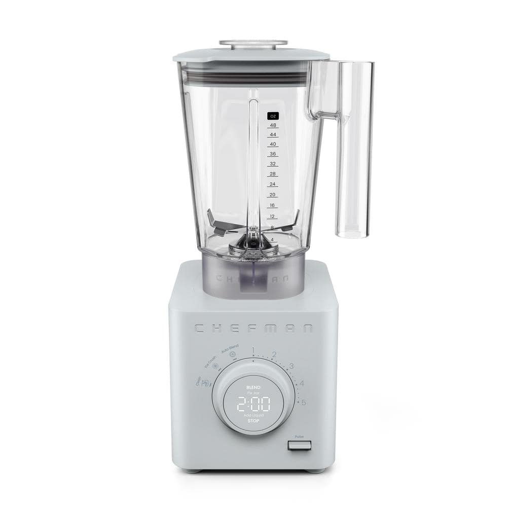 Chefman 48 oz. 6-Speed Concrete Countertop Blender with
