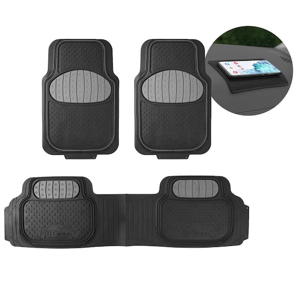 FH Group Tray Style Car Mats Deep Tray All Weather Floor Mats, 4 Piece Best  Price