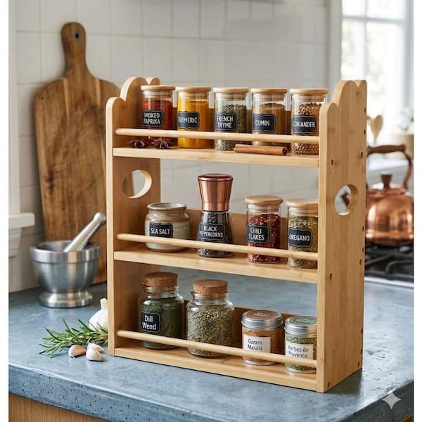 Drawer Spice Jars And Organizer Awesome Way To Organize Spices In A Drawer! Product Review Of PanPanPal's  Organizer!