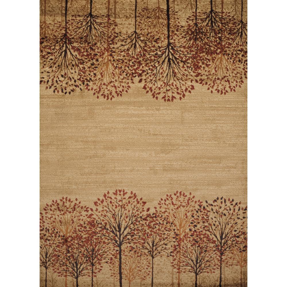 United Weavers Affinity Tree Blossom Natural 1 ft. 10 in. x 3 ft