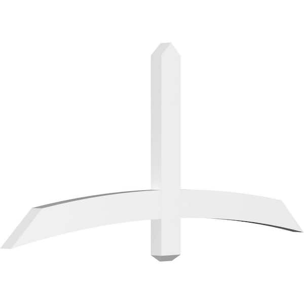 Ekena Millwork Bellingham 60 in. W x 27.5 in. H x 2 in. D Signature Polyurethane Bracket