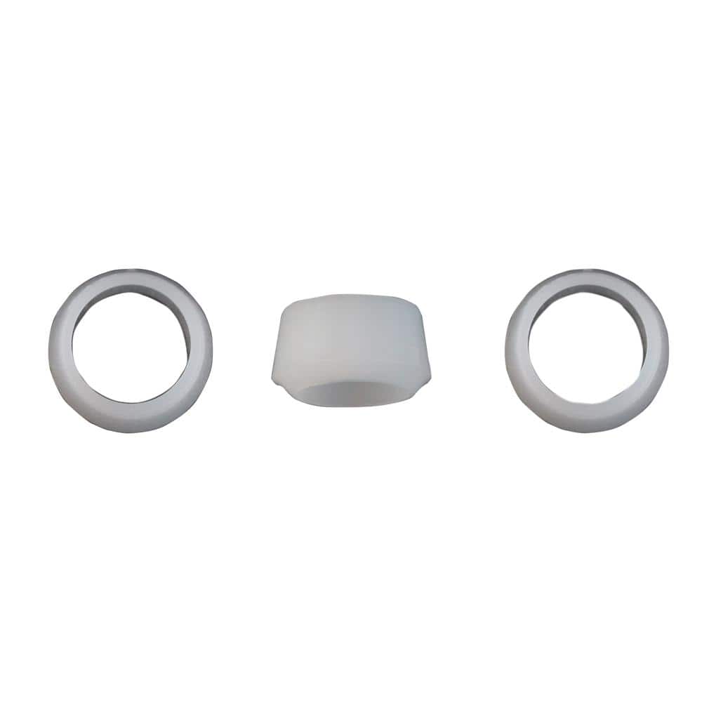 Everbilt 1/4 in. Nylon Compression Sleeve Fittings (3-Pack) 800659