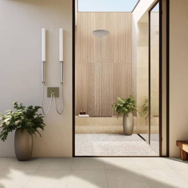 MSI Urban Bamboo Ridge 16 in. x 48 in. Matte Ceramic Fluted Wall