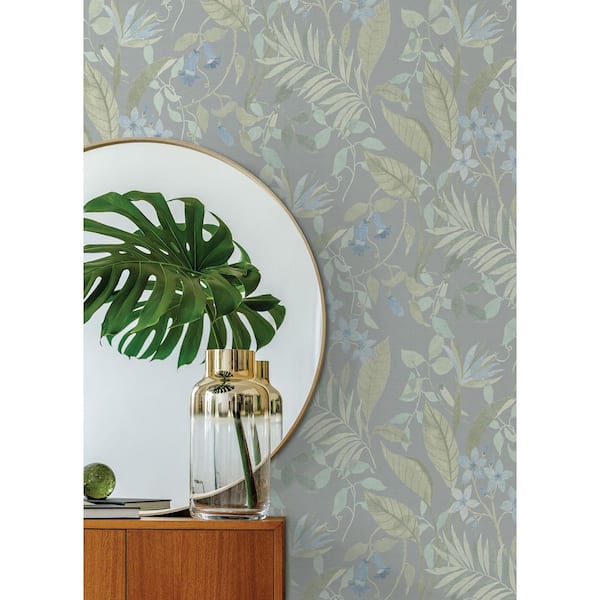 Jesinda Green Peel and Stick Wallpaper Sample