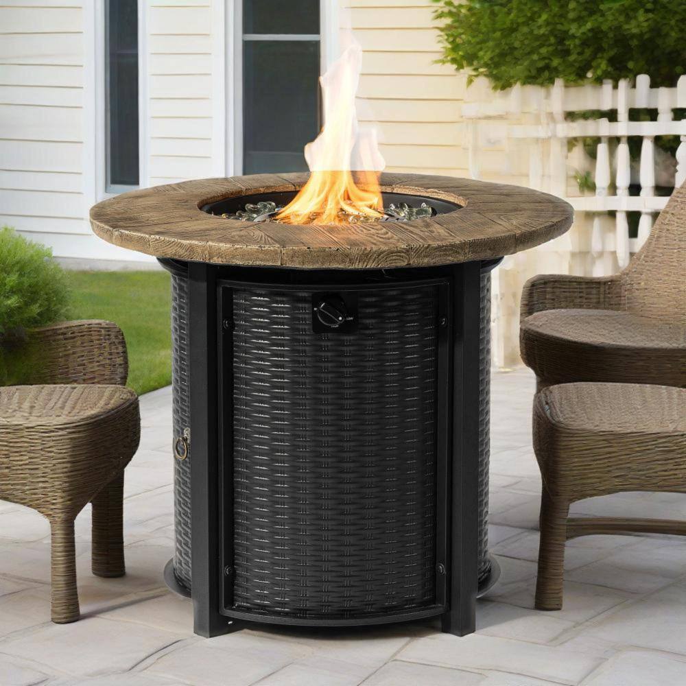 30 in. Fire Pit Table, 50,000 BTU Propane Fire Pit Outdoor Portable Fireplace price history on PriceWatchPro