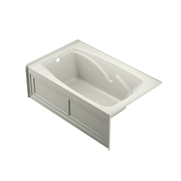 JACUZZI CETRA 60 in. x 36 in. Soaking Bathtub with Left Drain in Oyster