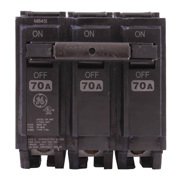 GE Q-Line 70 Amp 3 in. Triple-Pole Circuit Breaker