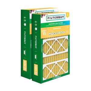 17 in. x 26 in. x 4 in. MERV 11 (FPR 7) Allergen Defense Pleated HVAC AC Furnace Air Filters for Lennox (2-Pack)
