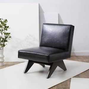 Deasha Black/Walnut Accent Chair
